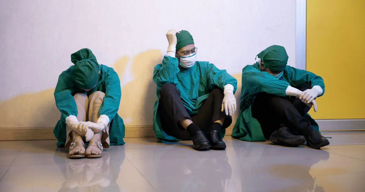 3 nurses experiencing burnout