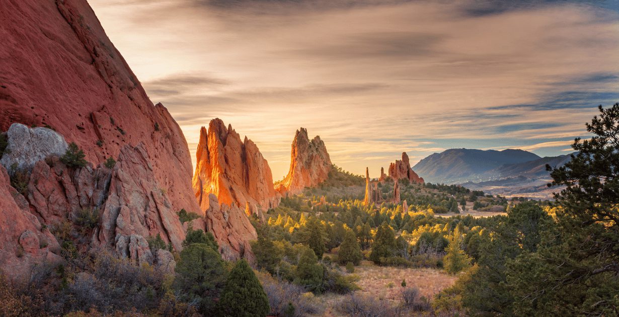 Garden of The Gods in Colorado