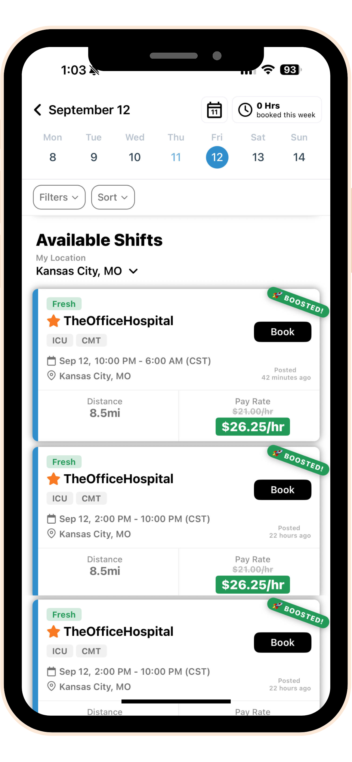 PRN nursing app